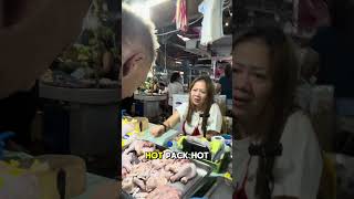 Lets meet the chicken lady in MAKATI MARKET travel digitalnomad philippines foodblogger [upl. by Nohcim]