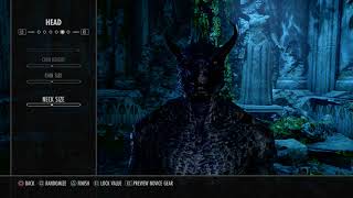 How to make a daedric argonian Eso elder scrolls online [upl. by Ivan]