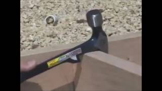 Estwing USA Hammertooth Claw Hammer Demonstration [upl. by Steward929]