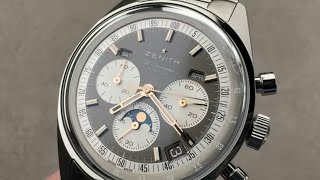 Zenith Chronomaster Original Triple Calendar 033400361039M3200 Zenith Watch Review [upl. by Eiznik]