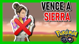 🔥 Como VENCER a SIERRA en Pokémon Go Marzo 2022 [upl. by Tierell]