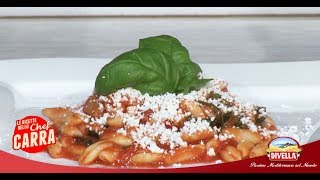 Ricetta Cavatelli con rucola alla pugliese dello Chef Carra  Divella [upl. by Storm496]