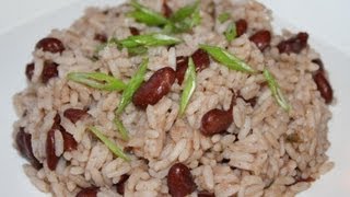 Jamaican Rice And Peas Recipe [upl. by Nicky]