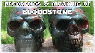 Bloodstone Meaning Benefits and Spiritual Properties [upl. by Westhead]