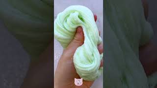 Fluffy Icee Slime ASMR 💚 cucumber melon [upl. by Eliza561]