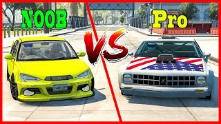 Pro VS Noob Challenge 2  BeamNG DRIVE [upl. by Airdnola]