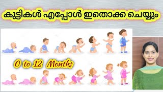 Baby Milestones Malayalam Baby development from 0 to 12 month Pregnancy amp Lactation Series 63 [upl. by Glenn]