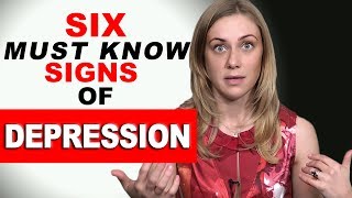 The 6 Must Know Signs of Depression [upl. by Sulokcin]