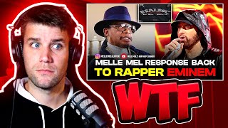 THE END OF EMINEM  Rapper Reacts to Melle Mel  Eminem Diss [upl. by Marka]