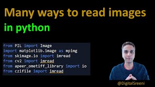 17  Reading images in Python [upl. by Okomot556]