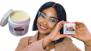 what to use review of palmers cocoa butter cream in jar PalmersUKOfficial [upl. by Eelirem185]