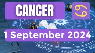 Cancer horoscope  Cancer Horoscope for Today 1 September 2024 [upl. by Clarkson389]