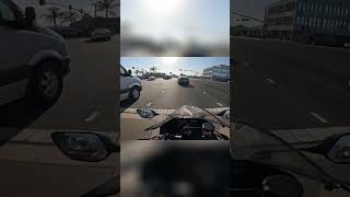 Do You Filter or Wait 🚗🚥 motorcycle motovlog yamahar7 [upl. by Rhetta348]