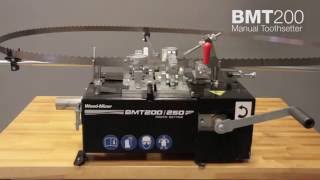 BMT200 Manually operated Dual Tooth Setter for bandsaw blades [upl. by Assiralc]