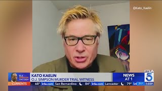 Goldman family Kato Kaelin react to the death of OJ Simpson KTLA 5 News Team Coverage [upl. by Anallij]