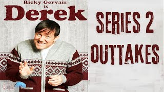 Derek TV series 2 Outtakes Ricky Gervais Karl Pilkington Dave EarlHD [upl. by Nimajneb828]