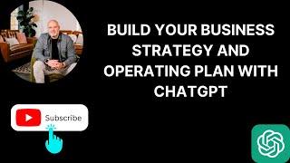 Building a Startup with a Business Strategy and Operating Plan with ChatGPT ai openai chatgpt [upl. by Kiraa]