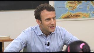 La droite et la gauche selon Emmanuel Macron  PRÉSIDENTIELLE  CANDIDATS AU TABLEAU [upl. by Woodley]