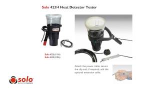 Solo Heat Detector Testing  423424 amp 461 [upl. by Nelyag60]