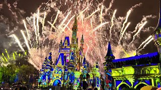 Magic kingdom fireworks quotHappily Ever Afterquot FULL Video Walt Disney World Orlando Florida USA [upl. by Kotto]