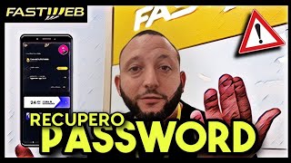 RECUPERO PASSWORD App My Fastweb [upl. by Anatola728]