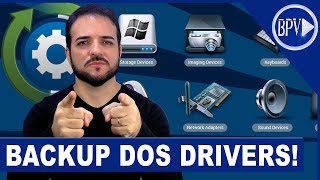 Como Fazer Backup dos DRIVERS do PC  Série Formatação BPV [upl. by Anelahs]