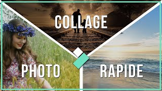 Comment créer un COLLAGE PHOTO animé avec Filmora  TUTO Montage Filmora [upl. by Ocer]