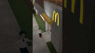 Deku goes PLUS ULTRA at McDonalds 😭 vrchat vrgaming mha [upl. by Angy]