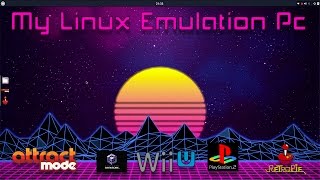 My Linux Emulation Pc RetroPie X86 Attract Mode Ubuntu Budgie [upl. by Keli]