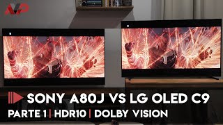 Comparativa OLED Sony A80J vs LG C9 ¿Vale la pena el salto [upl. by Amoeji]