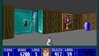 Wolfenstein 3D Gameplay [upl. by Ielhsa648]