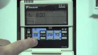 Daikin Altherma Setting hot water timer [upl. by Anaerdna294]