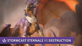 Stormcast Eternals vs Destruction  Age of Sigmar 30 Battle Report [upl. by Almeida]