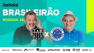 ATLÉTICO X CRUZEIRO AO VIVO NA ITATIAIA  REACT DO BRASILEIRÃO [upl. by Atilef751]