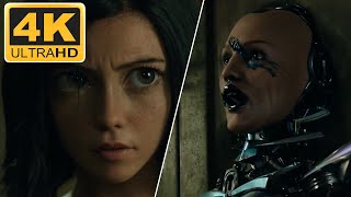 alita battle angel first fight scene 4k [upl. by Fleur]