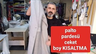 KAŞE PARDESÜ VE CEKET KESİMİ pardesü boy kısaltma nasıl  ceket boy kesim kaşe boykesim abone [upl. by Creigh]