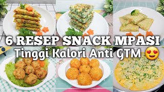 6 RESEP SNACK MPASI TINGGI KALORI ANTI GTM  SNACK MPASI BAYI  MPASI DARI KENTANG DAN TELUR [upl. by Loreen604]