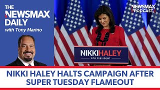 Haley halts campaign after Super Tuesday losses  The NEWSMAX Daily 03062024 [upl. by Ahsikad]