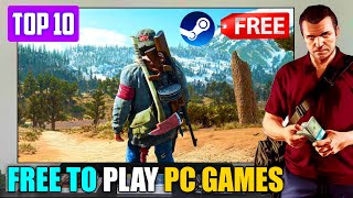 Top 10 FREE To PLAY PC GAMES On Steam 2023 [upl. by Leirea971]