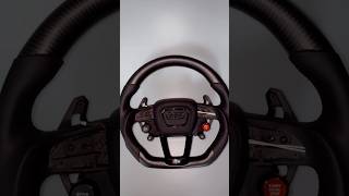 CUSTOM STEERING WHEEL AUDI RSQ8 rs rsq8 audisport audirs custom carbon carbonfiber [upl. by Gudrin98]