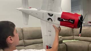 The Eflite T28 Trojan A Perfect Beginner RC Plane [upl. by Oiragelo]