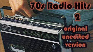 70s Radio Hits on Vinyl Records Part 2  UNEDITED VERSION [upl. by Herahab]