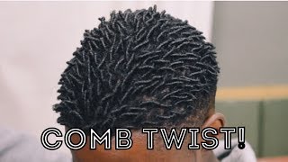 How To Get Twist With Natural Hair [upl. by Adnimra]