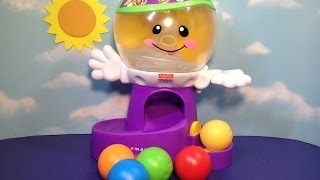 Fisher Price Laugh amp Learn Count and Color Gumball Machine Count Candy Gumballs [upl. by Novyart]