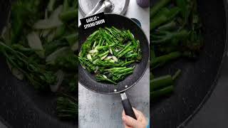 Our new favourite tenderstem broccoli broccolini side dish for any Asian style dinners broccoli [upl. by Lajes509]