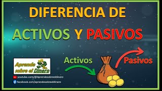 Diferenciar entre Activos y Pasivos te convertirás en rico 💵🤩 [upl. by Nairred]