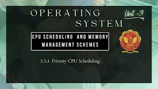 334 Priority CPU Scheduling  CS405 [upl. by Belda]