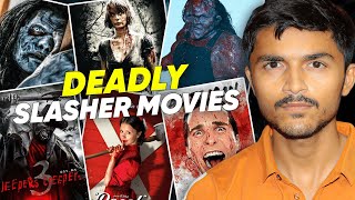 Top 7 Slasher Movies in Hindi amp English  Horror Slasher Movies [upl. by Nellie443]