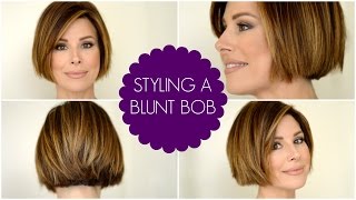 How To Style A Blunt Bob [upl. by Kreiker855]