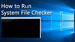 How to Run System File Checker tool [upl. by Grimes]